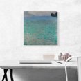 thumbnail image 2 of ARTCANVAS Attersee 1900 Canvas Art Print by Gustav Klimt - Size: 18" x 18" (0.75" Deep), 2 of 9