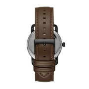 Fossil Men's Copeland 42mm Three-Hand, Black Stainless Steel Watch
