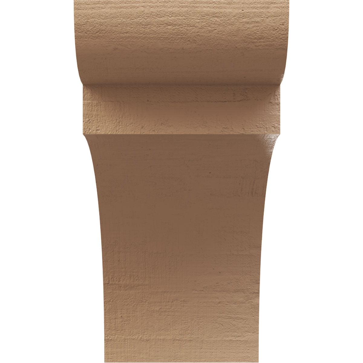 10"W x 20"D x 20"H Classic Yorktown Rough Cedar Woodgrain TimberThane Corbel, Primed Tan