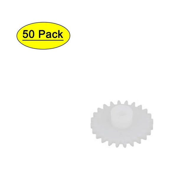 50PCS 24 Teeth 13mm Outer Diameter Plastic Gear Wheel for RC Toy Car