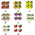 thumbnail image 2 of Naiovety 4X flores artificiales Real ramo falso boda tulipanes flor decorativa planta jardín arreglo Decoración Decoración blanco rosa, 2 of 6