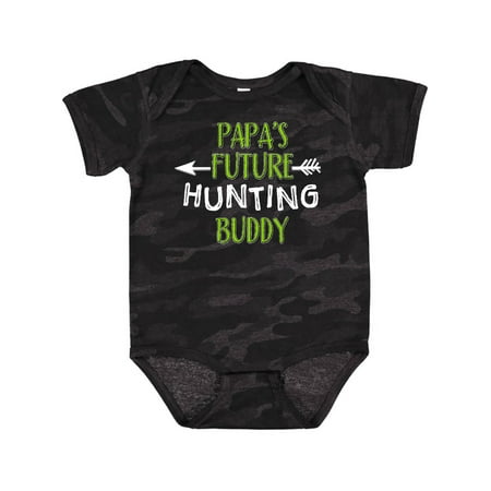 

Inktastic Papas Future Hunting Buddy Gift Baby Boy or Baby Girl Bodysuit