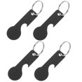 thumbnail image 4 of Abridor de botellas portátil, removedor de carrito, llave de ficha colgante, suministro de carrito de acero inoxidable, 4 Uds., 4 of 6