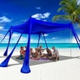 thumbnail image 1 of Toldo de playa VIONMI, plegable, 3 x 3 m, UPF50+, portátil, 1 of 7