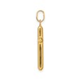 thumbnail image 4 of 14K Gold Polished Hollow Latin Cross Charm, 4 of 4