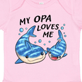 thumbnail image 4 of Inktastic My Opa Loves Me- whale shark Boys or Girls Baby Bodysuit, 4 of 5