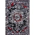 thumbnail image 1 of Grayton Traditional Gray Red Area Rug 1'7" x 2'7", 1 of 5