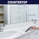thumbnail image 5 of Escobilla de goma para ducha, 10 pulgadas, color negro mate, escobilla de goma multiusos de acero inoxidable para baño, puertas de ducha, espejos, azulejos y ventanas de coche, 100% libre de rayas, 5 of 6