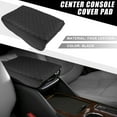 thumbnail image 2 of 1Pcs Center Console Pad Waterproof Armrest Seat Box Cover for Dodge for Ram 1500 2500 3500 2009-2018 Black, 2 of 7
