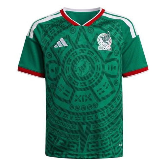 Jersey Adidas Local Selección Nacional de México 26 Niños verde 9-10 años