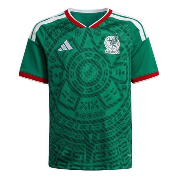 Jersey Adidas Local Selección Nacional de México 26 Niños verde 9-10 años
