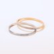 thumbnail image 1 of Brazalete de acero inoxidable chapado en oro rosa ShuxiuWang con circonitas estilo escarchado, 1 of 1