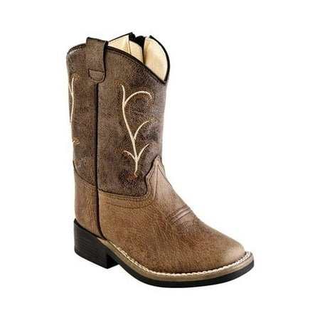 Infant Old West Broad Western Square Toe Boot - (Best Cowboy Boot Company)