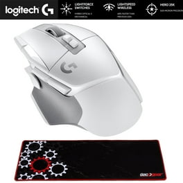 Logitech G502 X Plus Wireless Gaming Mouse (White) Bundle