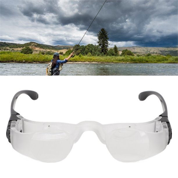 Gafas De Pesca, Binoculares De Pesca HD Manos Libres, Distancia De Enfoque Ajustable, Telescopio De Pesca Portátil 4X, Para Caza Al Aire Libre, Observación De Aves