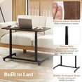 thumbnail image 6 of Costway Mobile Standing Desk with Lockable Wheels & Aluminum Frame Rolling Laptop Desk, 6 of 12