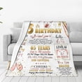 thumbnail image 5 of 45th Birthday Gifts for Women,45 Year Old Birthday Gifts for Women,45th Birthday Decorations for Women Bestie Wife Sister Mom Friends 60"" x 50"", 5 of 5