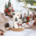 thumbnail image 2 of Yayeee Flameless Candles with Remote Flickering Battery Operated Multi Color Changing, Beige Christmas Plaid, 2 of 7