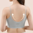 thumbnail image 4 of Summer Savings Clearance 2025! TAGOLD Womens Plus Size Bra Clearance,Summer Casual Bras for Womens,Ladies Traceless Comfortable One-piece No Steel Ring Vest Breathable Gathering Bra Woman Underwear, 4 of 6
