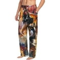 thumbnail image 6 of Disketp Abstract Lion Painting Men's Pajama Pants - Ultra Soft Fleece Sleep and Lounge Pants (Size: S-XXL)-, 6 of 6