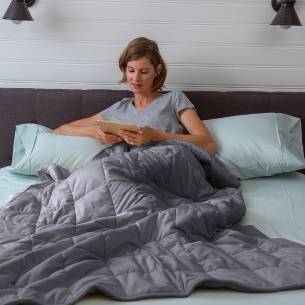 Tranquility Weighted Blanket 12lb Walmart Com Walmart Com