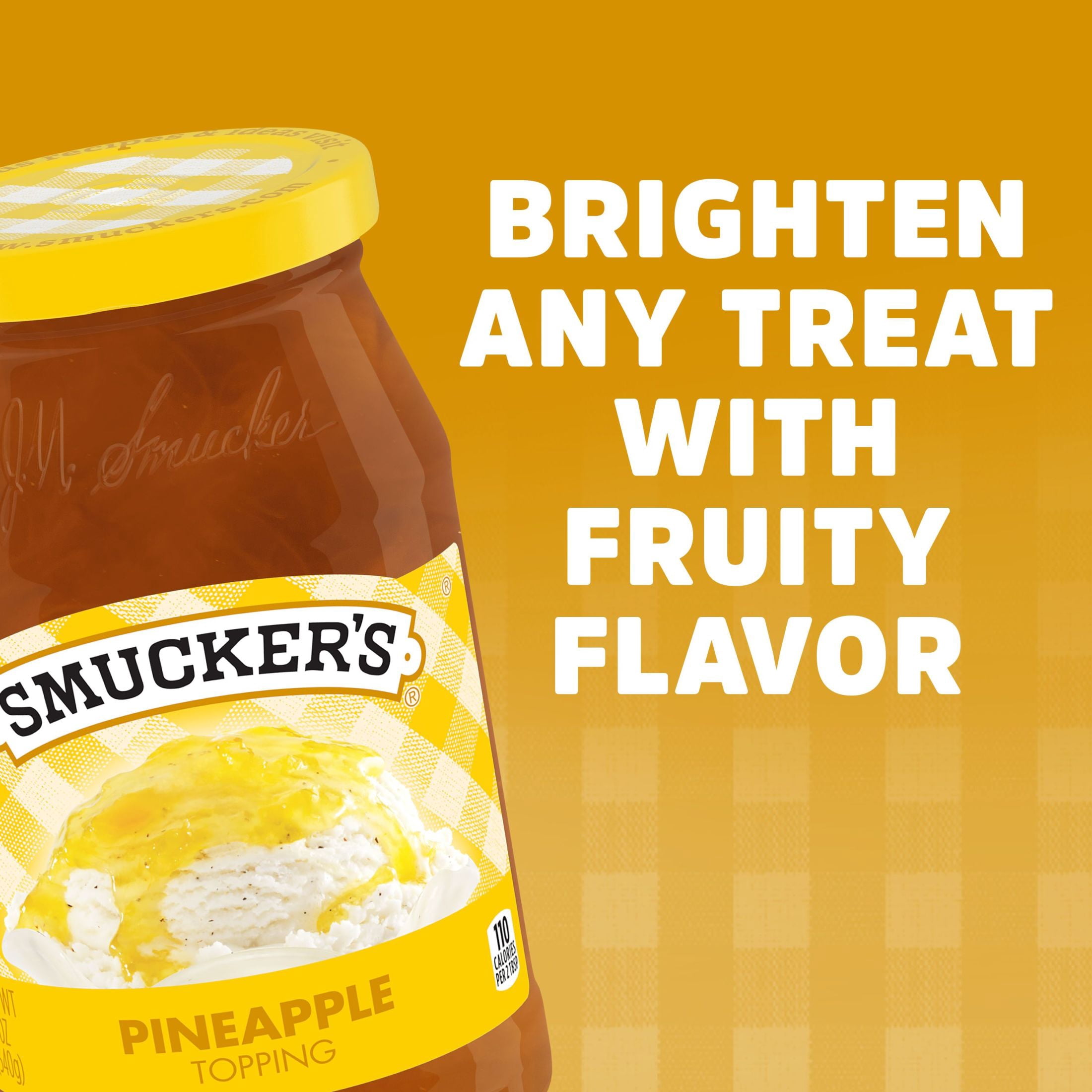 Smucker's Pineapple Topping, 12 oz Jar