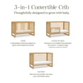 thumbnail image 6 of Namesake Nantucket 3-in-1 Convertible Crib with Toddler Bed Conversion Kit, 6 of 7