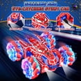 thumbnail image 4 of Huge Wave Spider Remote Control Cars for 6-12 Year Old Boys, Double Sided Rechargeable RC Stunt Car with Cool Light, 360° Flip Gesture Sensing Outdoor Toys for Kids, 4 of 7