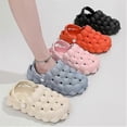 thumbnail image 3 of Sandalias de mujer con tira trasera tipo burbuja para interior y exterior, pantuflas de EVA antideslizantes, calzado para mujer., 3 of 4