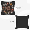 thumbnail image 6 of Set of 2 18x18in Throw Pillow Covers with Rustic Garden Tool Design - Perfect for Couch Bed or Car Decor, 6 of 8