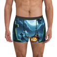 thumbnail image 1 of Zufioo Garfield Imprimé Boxeurs pour Hommes, Boxeurs Anti-Humidité sous-Vêtements-Grand, 1 of 5