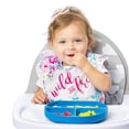 thumbnail image 2 of Bumkins Silicone Grip Dish, Suction Plate, Divided Plate, Baby Toddler Plate, BPA Free, Microwave Dishwasher Safe, 2 of 8