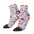 thumbnail image 2 of Bingfone Birds Flowers Design Patterned Men'S Women'S Casual Cotton Socks, 2 of 9