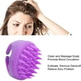 thumbnail image 5 of Scalp Massager Shampoo Brush, Hair Growth, Hair Scalp Scrubber Exfoliator, Wet Dry Hair Soft Silicone Head Scalp Exfoliator for Women Men(Purple), 5 of 5