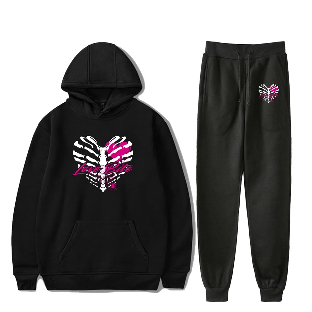 Kpop Babymonster Hoodies Jogger Pants Two Piece Set Sweatshirts+
