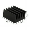 thumbnail image 1 of Aluminum Heatsink Radiator Heat sink for Electronic IC Chip RAM MOS Dynatron Raspberry Pi Cooling With Thermal Conductive Tape 9x9x5mm, 1 of 6