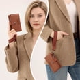 thumbnail image 3 of Wrangler Womens Wallet Small Rfid Blocking Wristlet Wallets Cute Bifold Ladies Wallet with Zipper Pocket, Brown, 3 of 6