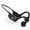 black, variant on Bone conduction Bluetooth earphones open wireless earphones support TF Card Mp3 earphones with microphone for sports running