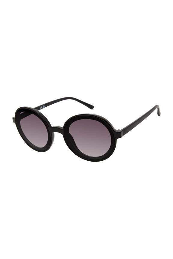 Women's CC603 Retro UV400 Protective Round Fashion Sunglasses, 57mm