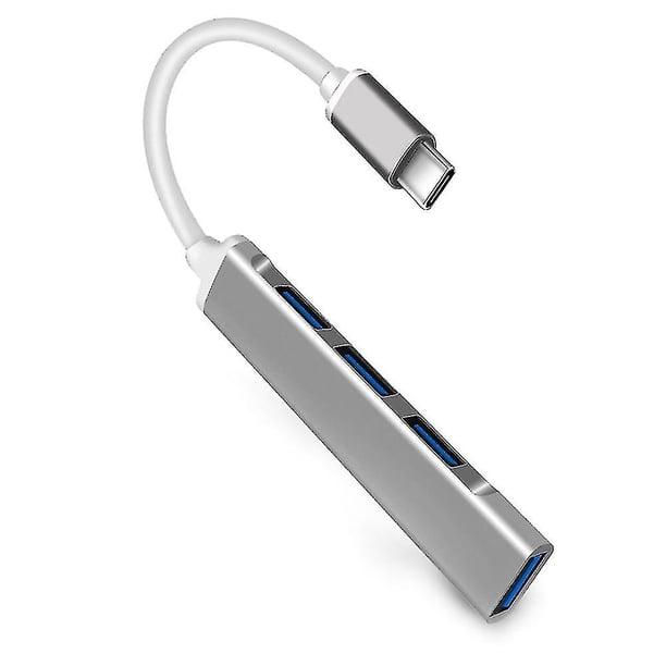 4 en 1 Adaptador Usb-c Tipo-c a 4 puertos Usb Hub Dock Splitter