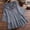 *Gray, variant on ClodeEU Women's Lace Patchwork V Neck 3/4 Sleeve Top with Tie,Casual Loose Blouse Sky Blue,Womens Plus M
