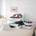 thumbnail image 6 of Erosebridal Kids Football Sport Games 7 Pieces Bedding Comforter Set,Colorful Splatter Ink Full Bedding Set For Boys,Reversible, 6 of 7