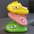 thumbnail image 4 of Zapatillas de algodón para niños, de invierno, con bolsa con sensación de caca de EVA, con tacón impermeable, antideslizantes, con forro polar, cálidas, para bebés, 4 of 6