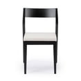 thumbnail image 6 of Dining Chair Frame (1 Pack), Black with Cream Cushion, 6 of 9