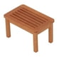 thumbnail image 3 of Banco En Miniatura Para Casa De Muñecas, Material De Roble, Buena Decoración, Taburete De Jardín Para Casa De Muñecas Con Luz Pequeña, Mano De Obra Exquisita Para Regalos, 3 of 8