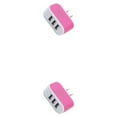thumbnail image 2 of maskred Wall Charger 3 Port Lightweight USB Power Adapter Phone Charging Cell Cameras Players Travel Gift Red 2Set, 2 of 6