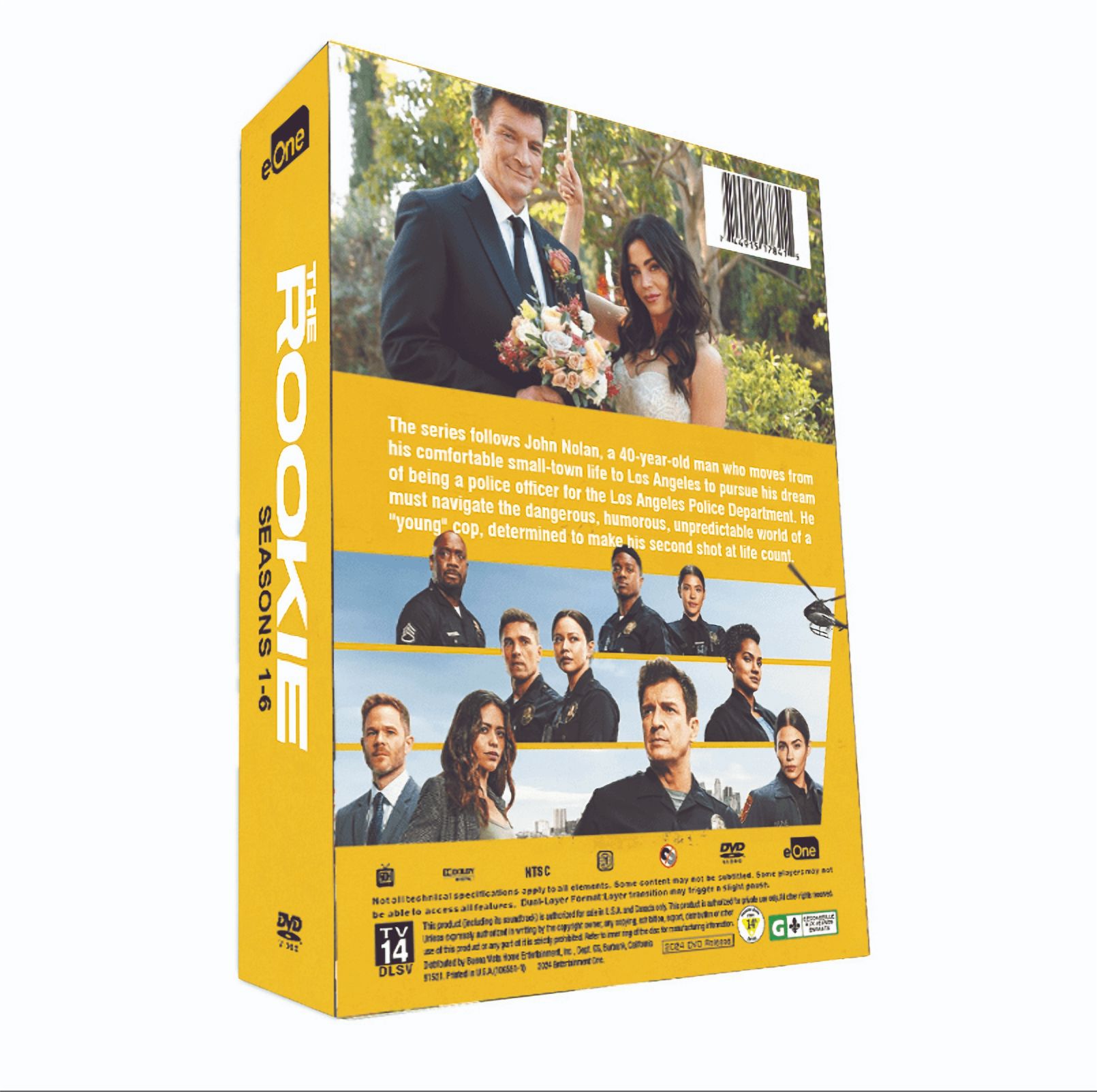 The Rookie : The Complete Series season 1-6 (DVD, 22-Disc box Set