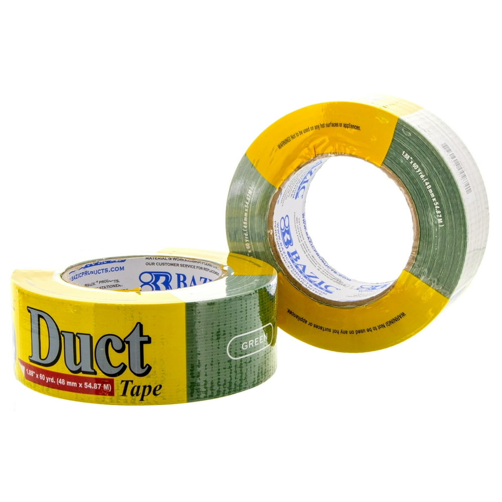 BAZIC Green Duct Tape 1.88" X 60 Yards, Colored Duct Tapes for Sealing Packing Projects Repairs