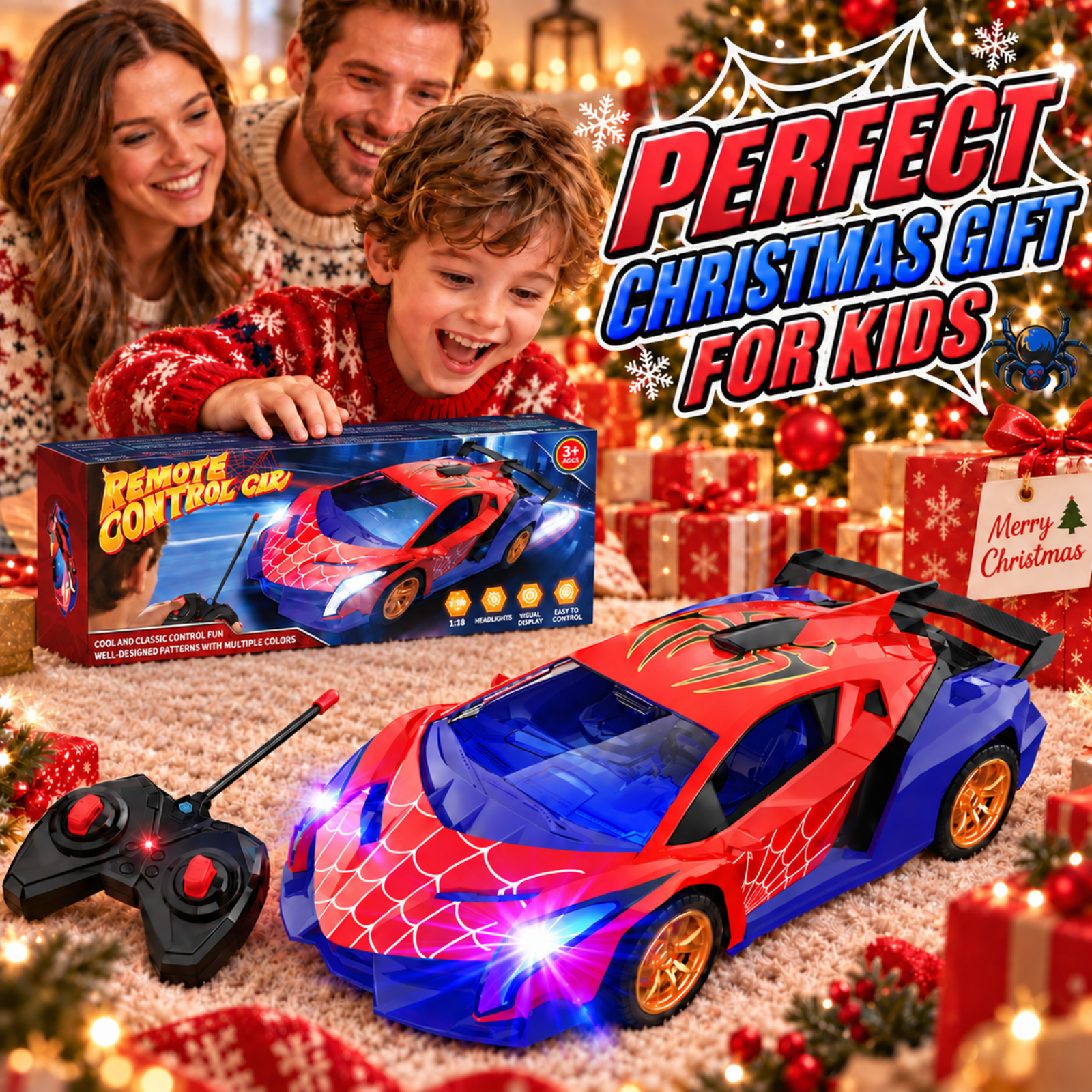Aogsiyt Remote Control Car for Kids with LED Lights, India | Ubuy