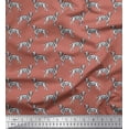 thumbnail image 1 of Soimoi Moss Georgette Fabric Dalmatian Dog Fabric Prints by Yard 42 Inch Wide, 1 of 3